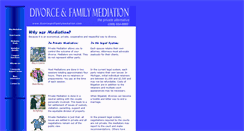 Desktop Screenshot of divorceandfamilymediation.com