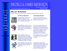 Tablet Screenshot of divorceandfamilymediation.com